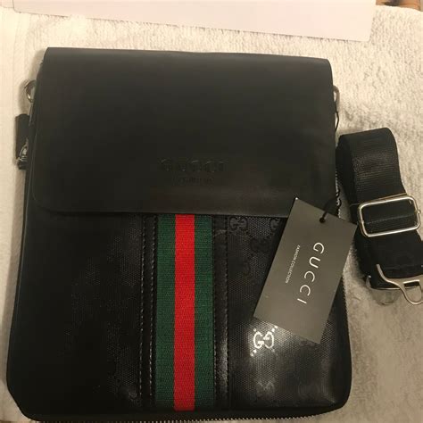 gucci seitentasche herren|gucci leather backpack.